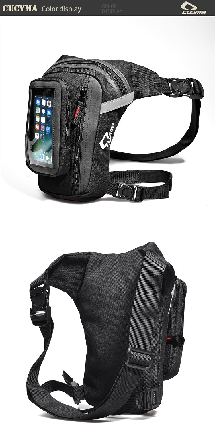 Motorcycle Thigh Bag with Touchscreen Phone Pocket CB-1609