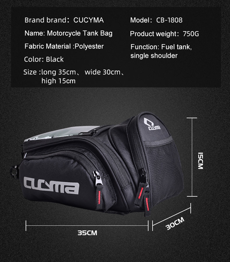 Motorcycle Tank Bag CB-1808 | Cucyma