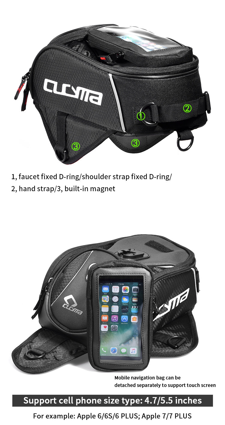 Cucyma Motorcycle Tank Bag CB-1608