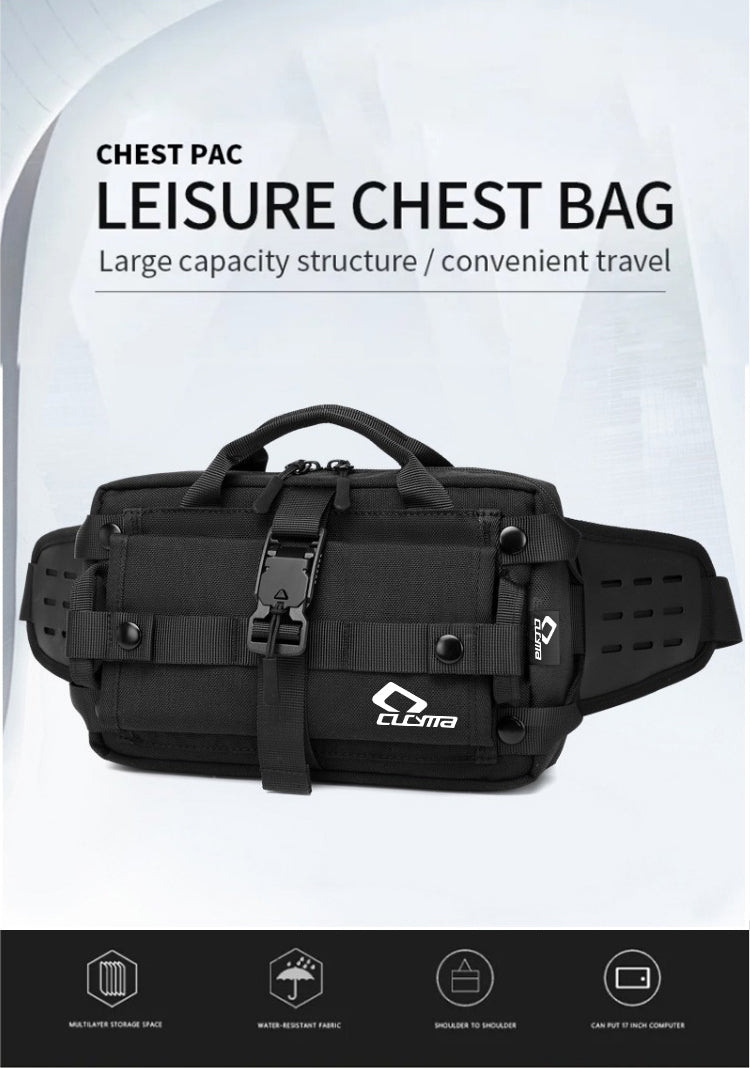 Cucyma Chest Bag - Large Capacity, Scratch-Proof Design CB-Z2208