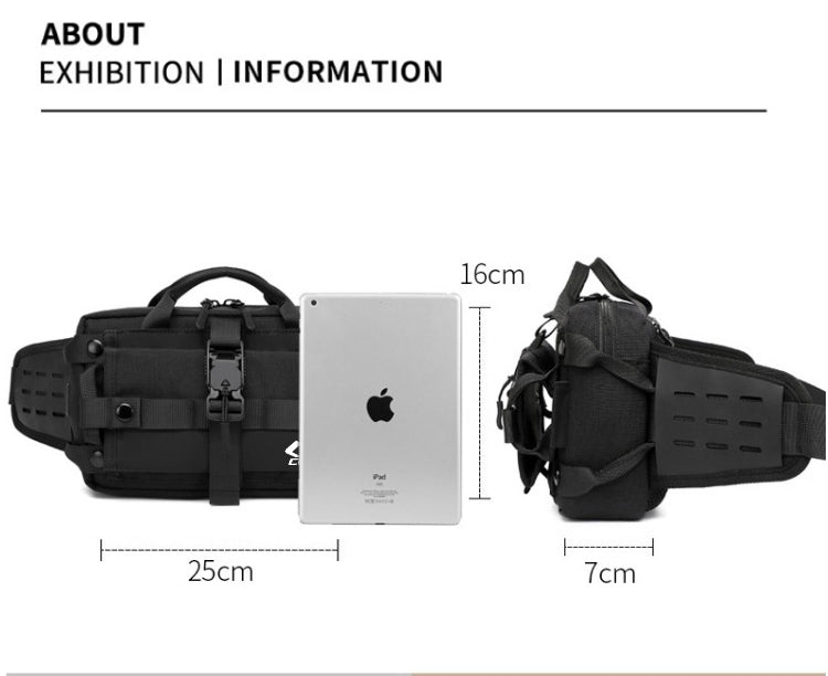 Cucyma Chest Bag - Large Capacity, Scratch-Proof Design CB-Z2208