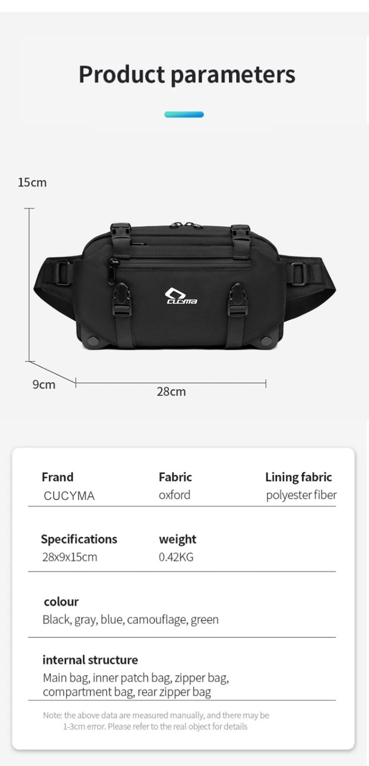 Cucyma Fanny Pack: Hands-Free Convenience for Your Daily Essentials CB-Z2206