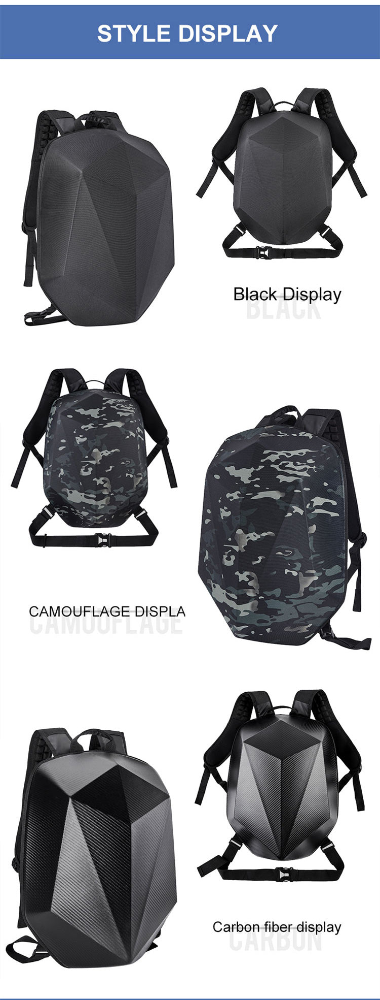 Stylish Motorcycle Backpack CB-1907 | Cucyma