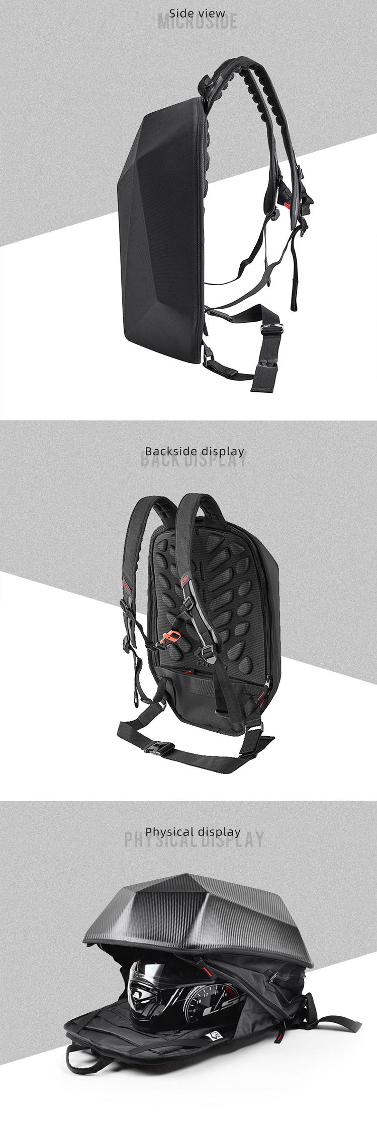 Stylish Motorcycle Backpack CB-1907 | Cucyma