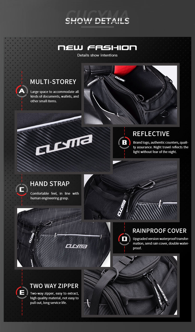 Cucyma Motorcycle Scooter Bag CB-1805